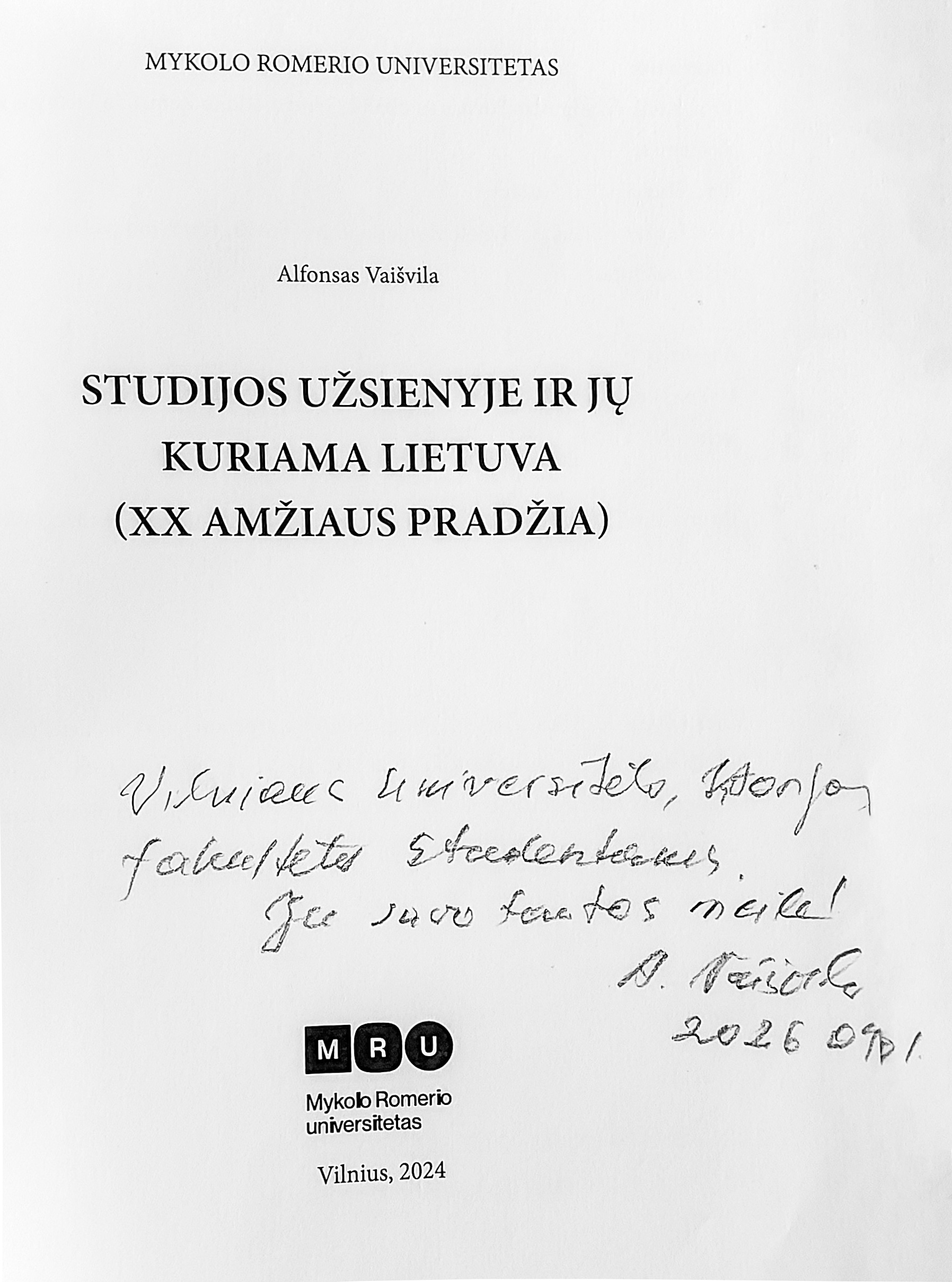 2024 pasirodziusi knyga