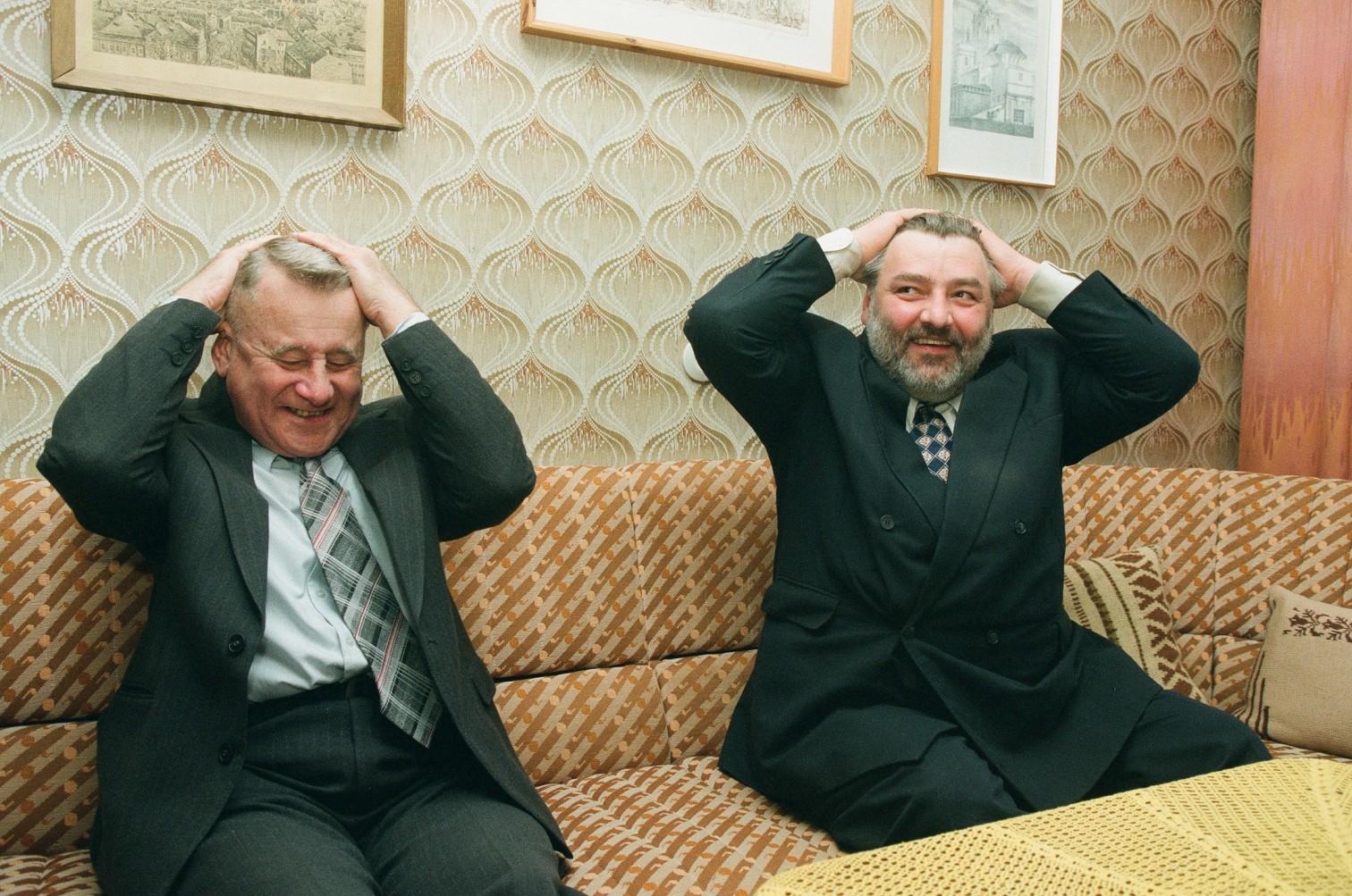 2 Prof. Edvardas Gudavičius ir prof. Alfredas Bumblauskas 1999