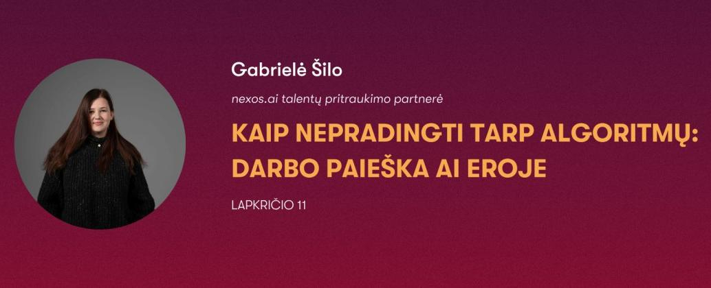 Vizualas Darbo paieška AI eroje