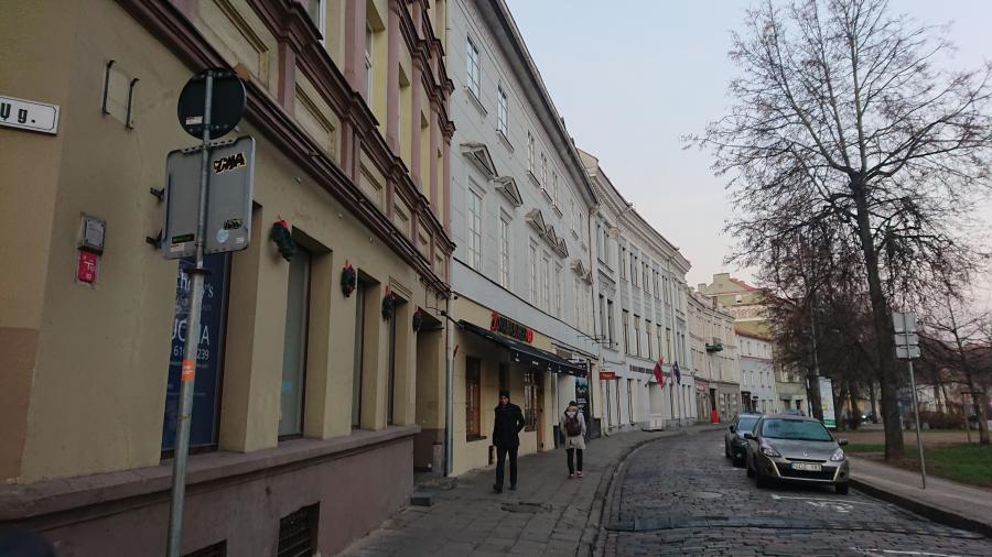 Kvartalo vaizdas nuo Vokiečių gatvės. V. Janušauskaitės nuotrauka. 2019 m.