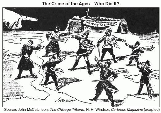 wwi blame cartoon